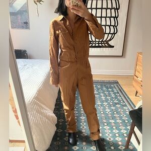 Baserange Jumpsuit in Camel